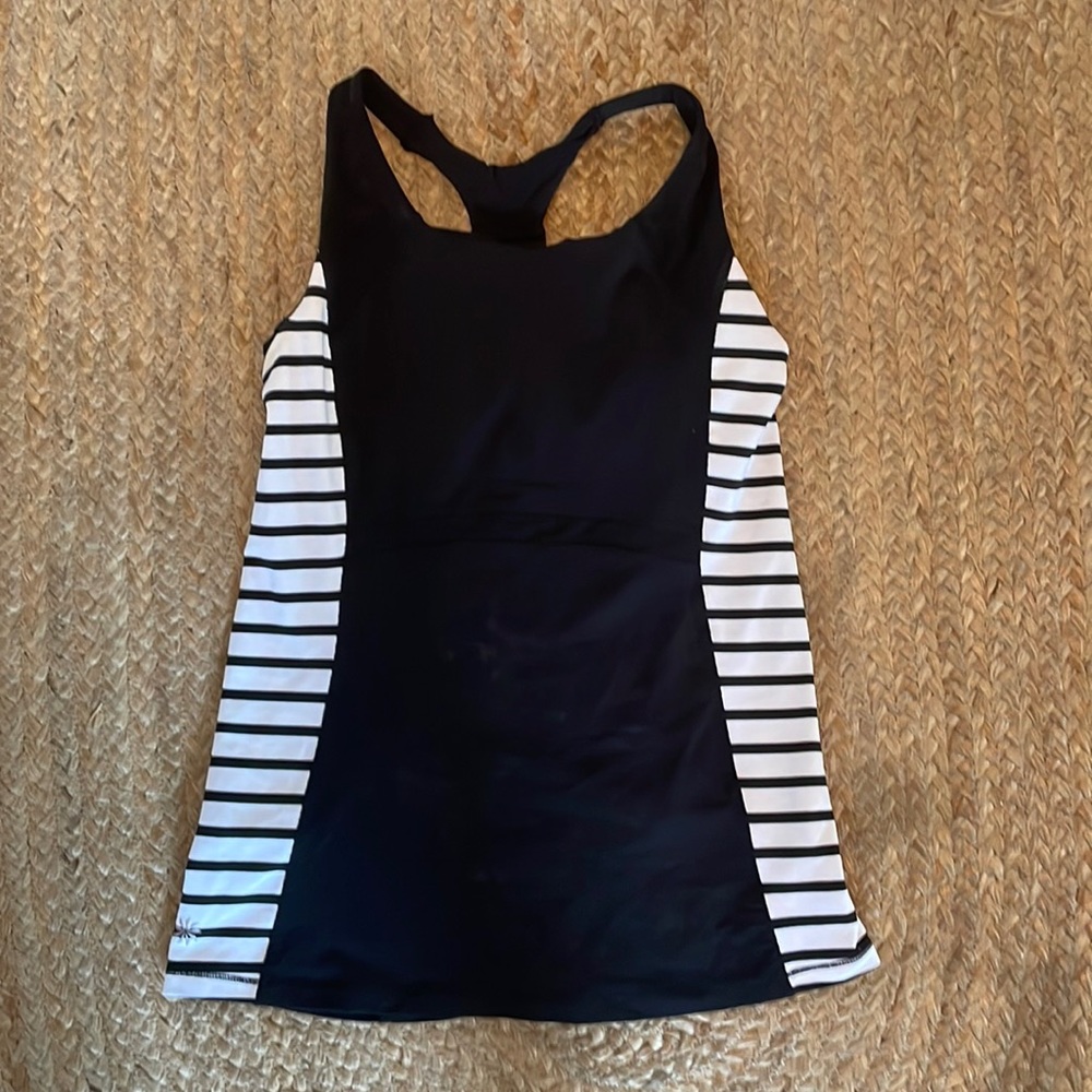 Athleta racer back shelf bra tank